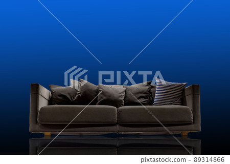 Leisure sofa outside brown leather holiday technology 89314866