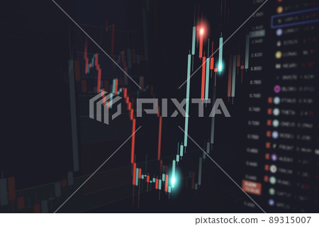 finance trading candles background finance trading candles background 89315007