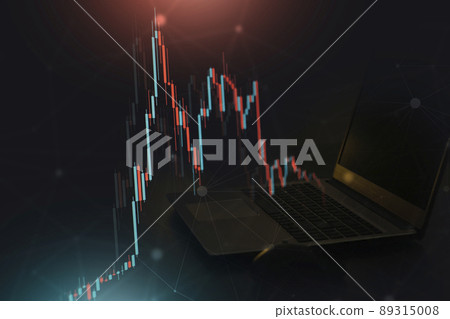 green and red finance candles green and red finance candles 89315008