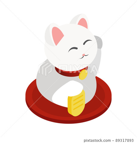Japan Lucky Cat Composition 89317893