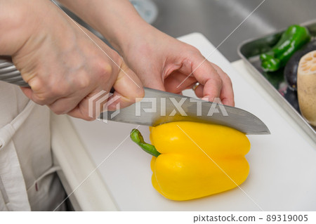 [用三德刀切辣椒粉黃色] 89319005