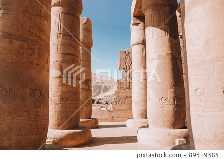 Ruins of the Egyptian Karnak Temple, the largest open-air museum in Luxor Ruins of the Egyptian Karnak Temple, the largest open-air museum in Luxor 89319385