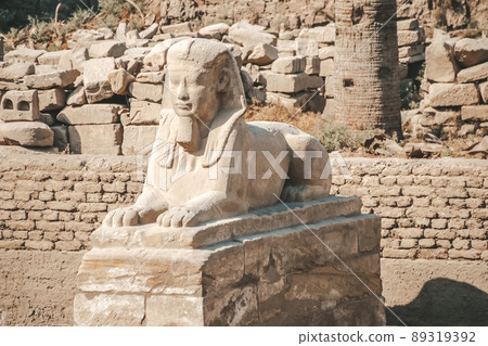 Ruins of the Egyptian Karnak Temple, the largest open-air museum in Luxor 89319392