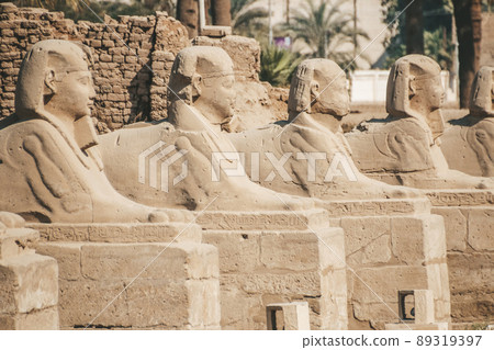 Ruins of the Egyptian Karnak Temple, the largest open-air museum in Luxor Ruins of the Egyptian Karnak Temple, the largest open-air museum in Luxor 89319397