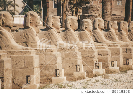 Ruins of the Egyptian Karnak Temple, the largest open-air museum in Luxor 89319398