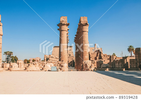 Ruins of the Egyptian Karnak Temple, the largest open-air museum in Luxor 89319428