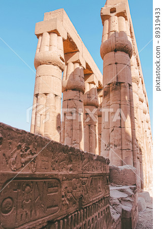 Ruins of the Egyptian Karnak Temple, the largest open-air museum in Luxor Ruins of the Egyptian Karnak Temple, the largest open-air museum in Luxor 89319433