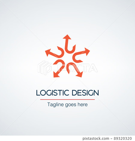 Spreading outward arrows icon. Distribution... - Stock Illustration ...