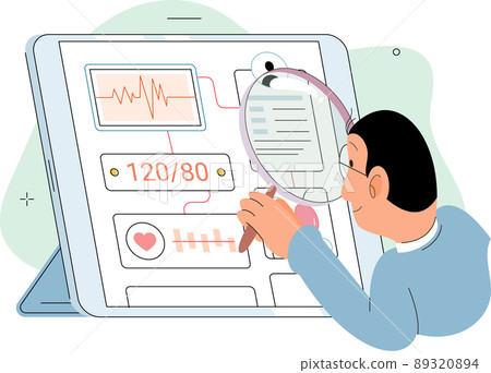 Online medical services mobile application, consultation and prescription medicine, diagnostics 89320894