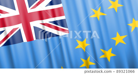 Wavy vector flag of Tuvalu Wavy vector flag of Tuvalu 89321066
