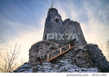 Medieval castle Starhrad in northwets of Slovakia. Medieval castle Starhrad in northwets of Slovakia. 89321349