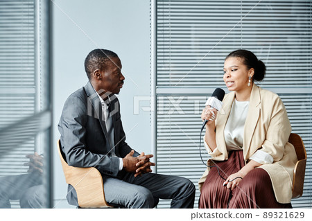 Black Businessman at Interview Black Businessman at Interview 89321629
