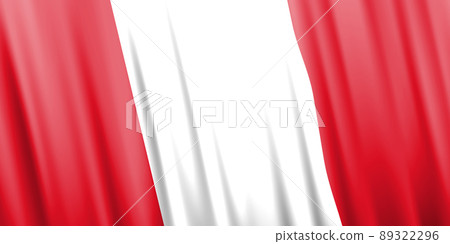 Wavy vector flag of Peru Wavy vector flag of Peru 89322296