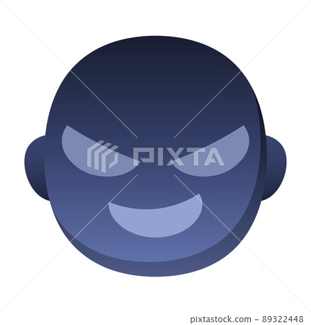 Bad person's face 89322448