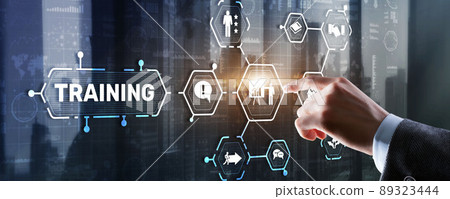 Training Education Motivation E-learning Business concept on virtual screen Training Education Motivation E-learning Business concept on virtual screen 89323444
