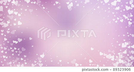 White heart love confettis. Valentine's day vignette fantastic background. Falling transparent hearts confetti on gentle background. Extra vector illustration. White heart love confettis. Valentine's day vignette fantastic background. Falling transparent hearts confetti on gentle background. Extra vector illustration. 89323906