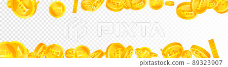 Swiss franc coins falling. Beauteous scattered CHF coins. Switzerland money. Fabulous jackpot, wealth or success concept. Vector illustration. Swiss franc coins falling. Beauteous scattered CHF coins. Switzerland money. Fabulous jackpot, wealth or success concept. Vector illustration. 89323907