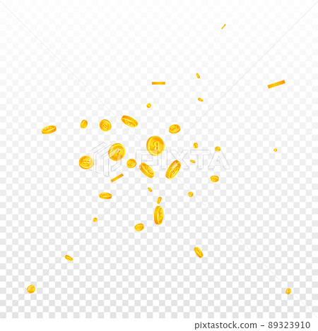 Thai baht coins falling. Alluring scattered THB coins. Thailand money. Wondrous jackpot, wealth or success concept. Vector illustration. Thai baht coins falling. Alluring scattered THB coins. Thailand money. Wondrous jackpot, wealth or success concept. Vector illustration. 89323910