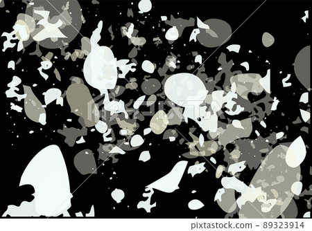 Terrazzo modern abstract template. Black and beige texture of classic italian flooring. Venetian terrazzo trendy vector backdrop Background made of stones, granite, quartz, marble, concrete. 89323914