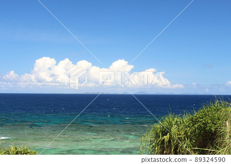 Nakijin Village, Okinawa Prefecture Kouri Island Tine Beach Nakijin Village, Okinawa Prefecture Kouri Island Tine Beach 89324590