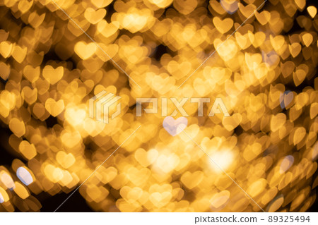 Christmas ilumination bokeh gights in the city 89325494