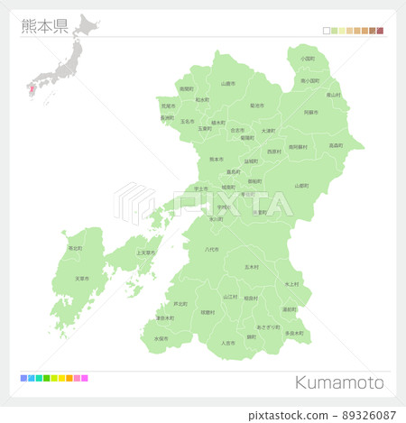 Kumamoto Prefecture / Kumamoto Map 89326087