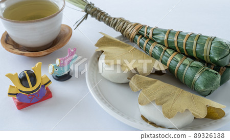 Chimaki和Kashiwamochi |端午節圖像 89326188