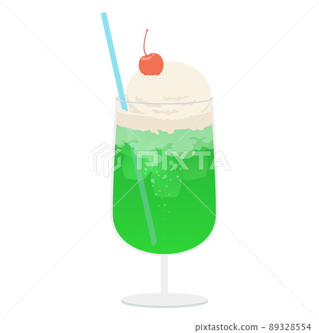 甜瓜汽水的插圖 甜瓜汽水的插圖 89328554