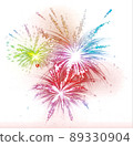 multiple fireworks 89330904