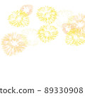 yellow fireworks 89330908