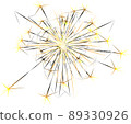 yellow fireworks 89330926