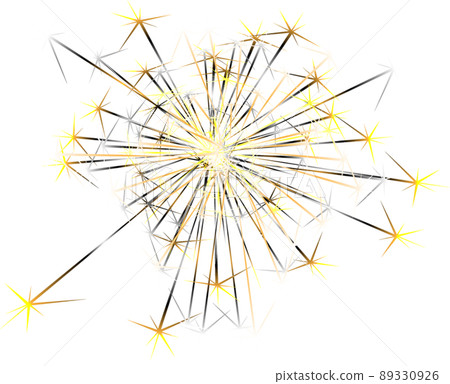 yellow fireworks 89330926