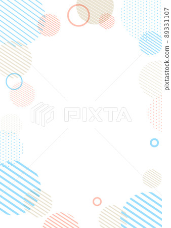 Colorful geometric pattern background material 89331107