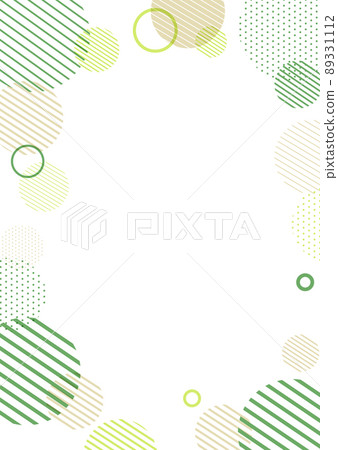 Green geometric pattern background material 89331112
