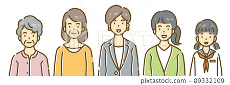 Person illustration series Person illustration series 89332109