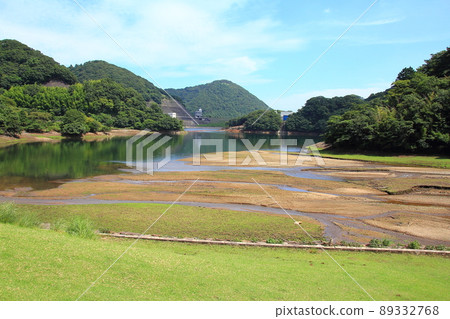 Okuno Dam Lake Matsukawa Okuno Dam Lake Matsukawa 89332768