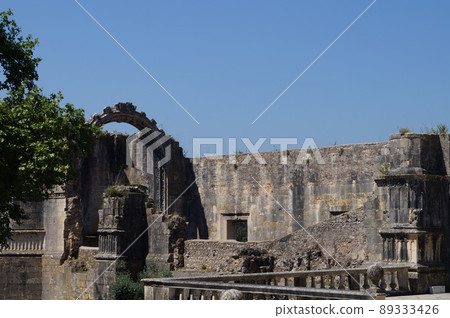 Portugal Tomar Ruined Christian Monastery Portugal Tomar Ruined Christian Monastery 89333426