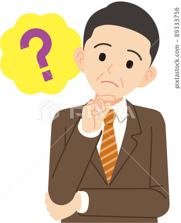 Think middle male businessman _ no line Think middle male businessman _ no line 89333756