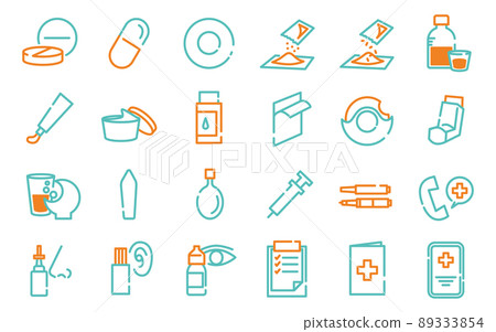 醫學醫學圖標集 醫學醫學圖標集 89333854