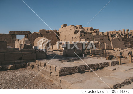 Ruins of the Egyptian Karnak Temple, the largest open-air museum in Luxor Ruins of the Egyptian Karnak Temple, the largest open-air museum in Luxor 89334882