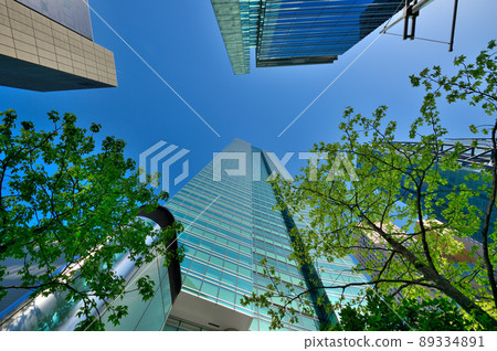 汐留巨型綜合城市 Shiosite 摩天大樓的風景 89334891