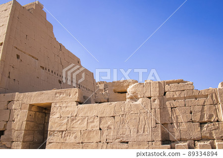 Ruins of the Egyptian Karnak Temple, the largest open-air museum in Luxor Ruins of the Egyptian Karnak Temple, the largest open-air museum in Luxor 89334894