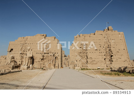 Ruins of the Egyptian Karnak Temple, the largest open-air museum in Luxor Ruins of the Egyptian Karnak Temple, the largest open-air museum in Luxor 89334913