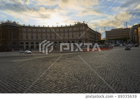 Republic Square around Termini Station 89335639