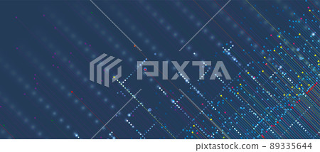 Quantum processing. Deep learning artificial intelligence. Future new technology for business or science presentation Quantum processing. Deep learning artificial intelligence. Future new technology for business or science presentation 89335644