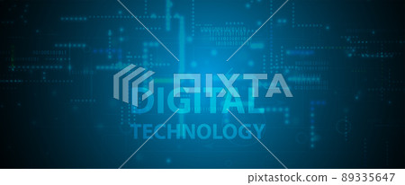 Quantum processing. Deep learning artificial intelligence. Future new technology for business or science presentation Quantum processing. Deep learning artificial intelligence. Future new technology for business or science presentation 89335647