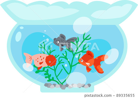 魚缸的插圖素材 魚缸的插圖素材 89335655