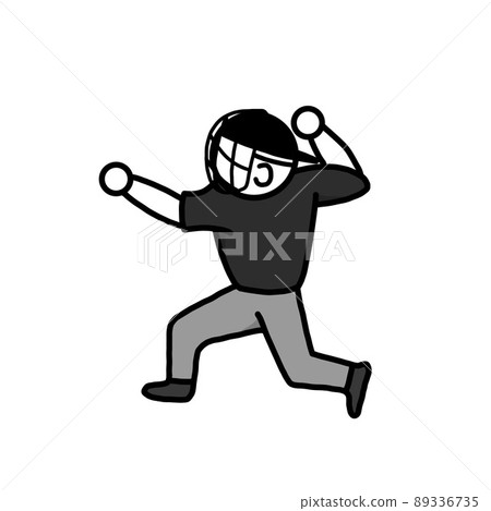 裁判硬著頭皮判斷三振出局的插圖（右擊球手） 89336735