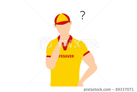 男性救生員姿勢，有疑問 89337071