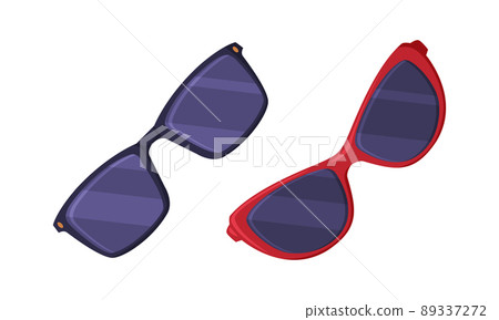 Framed Sunglasses or Shades as Travel and Tourism Attribute Vector Set Framed Sunglasses or Shades as Travel and Tourism Attribute Vector Set 89337272